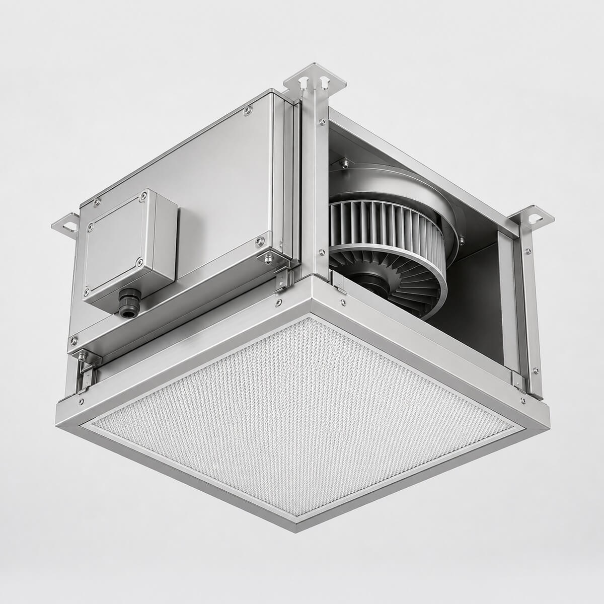Sistema de ventilación para sala limpia